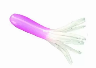 White And Pink Tube Lure