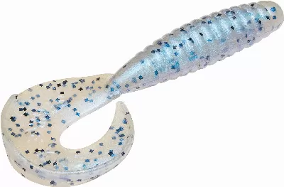 Black And Blue Soft Plastic Grub