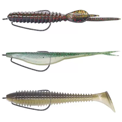 Rubber Worm With Texas Rig