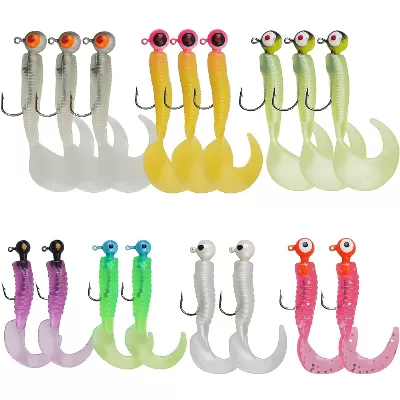 Mini Jigs With Grubs