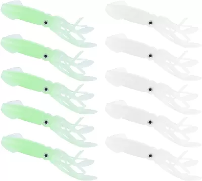 Glow-in-the-Dark Squid Skirted Lure