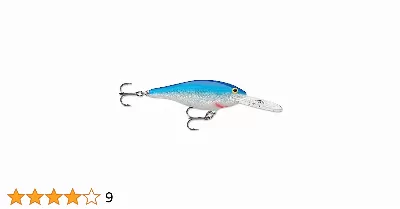 Blue And White Deep Runner Plug