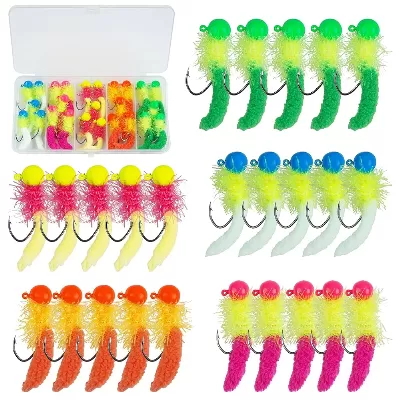 Jig Head With Marabou Tail