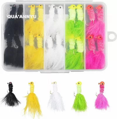 Jighead With Marabou Tail