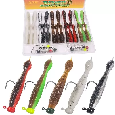 Jig Head With Small Worm