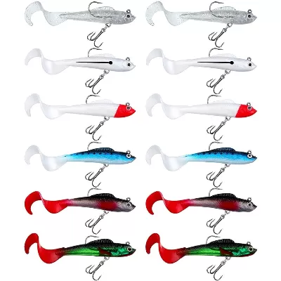 Multi-Color Paddle Tail Swimbait
