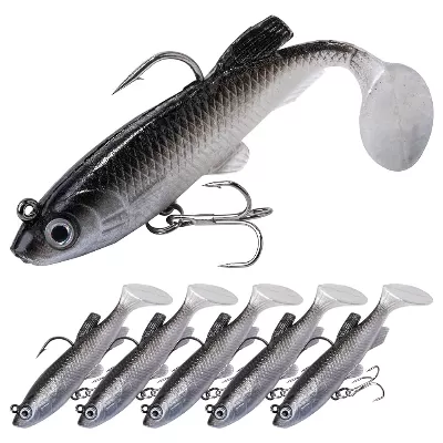 Jighead With Minnow Soft Bait