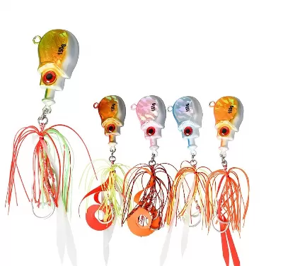 Rubber Skirted Jig Head