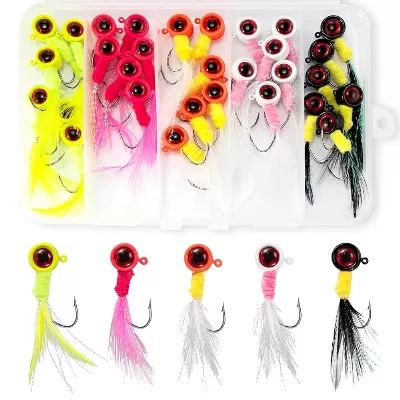 Jighead With Marabou Feather