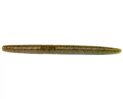 Soft Plastic Worm In Green Pumpkin