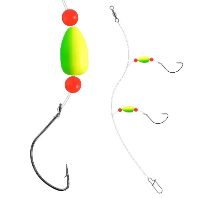 Slip Bobber With Live Minnows