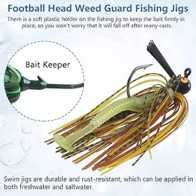 Jigs With Soft Plastic Trailer