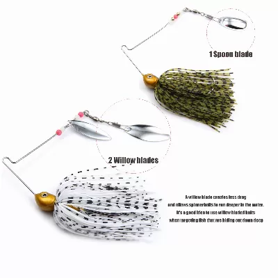 Nighttime Spinnerbaits With Chartreuse Skirts
