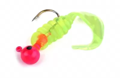 Soft Plastic Grubs On Jig Heads