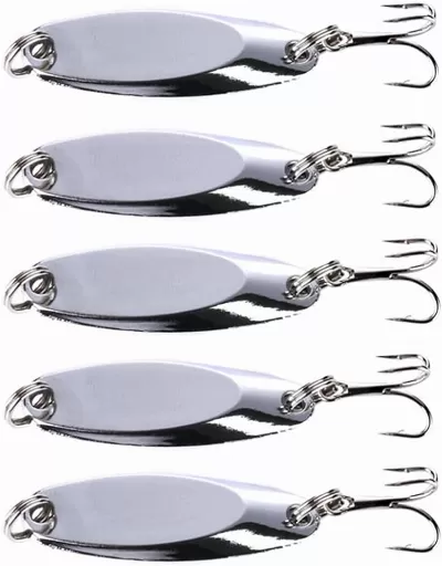Spoon Shaped Metallic Lure