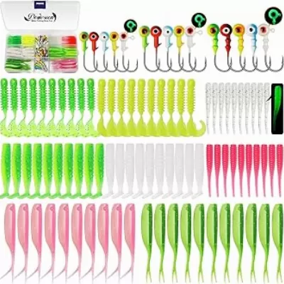 Jig Head With Soft Plastic Worm