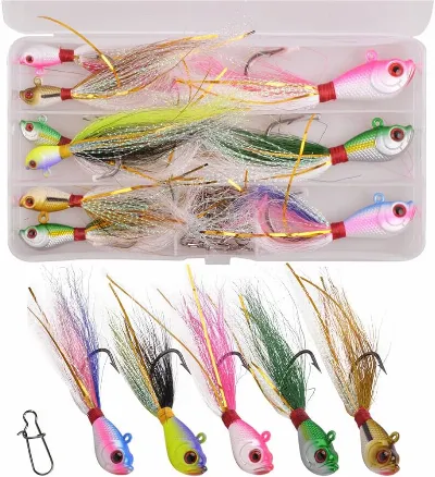 Jig With Marabou Tail