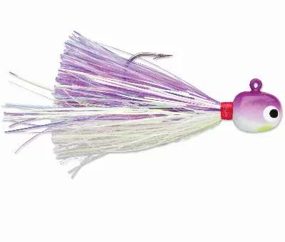 Purple And White Skirted Jig